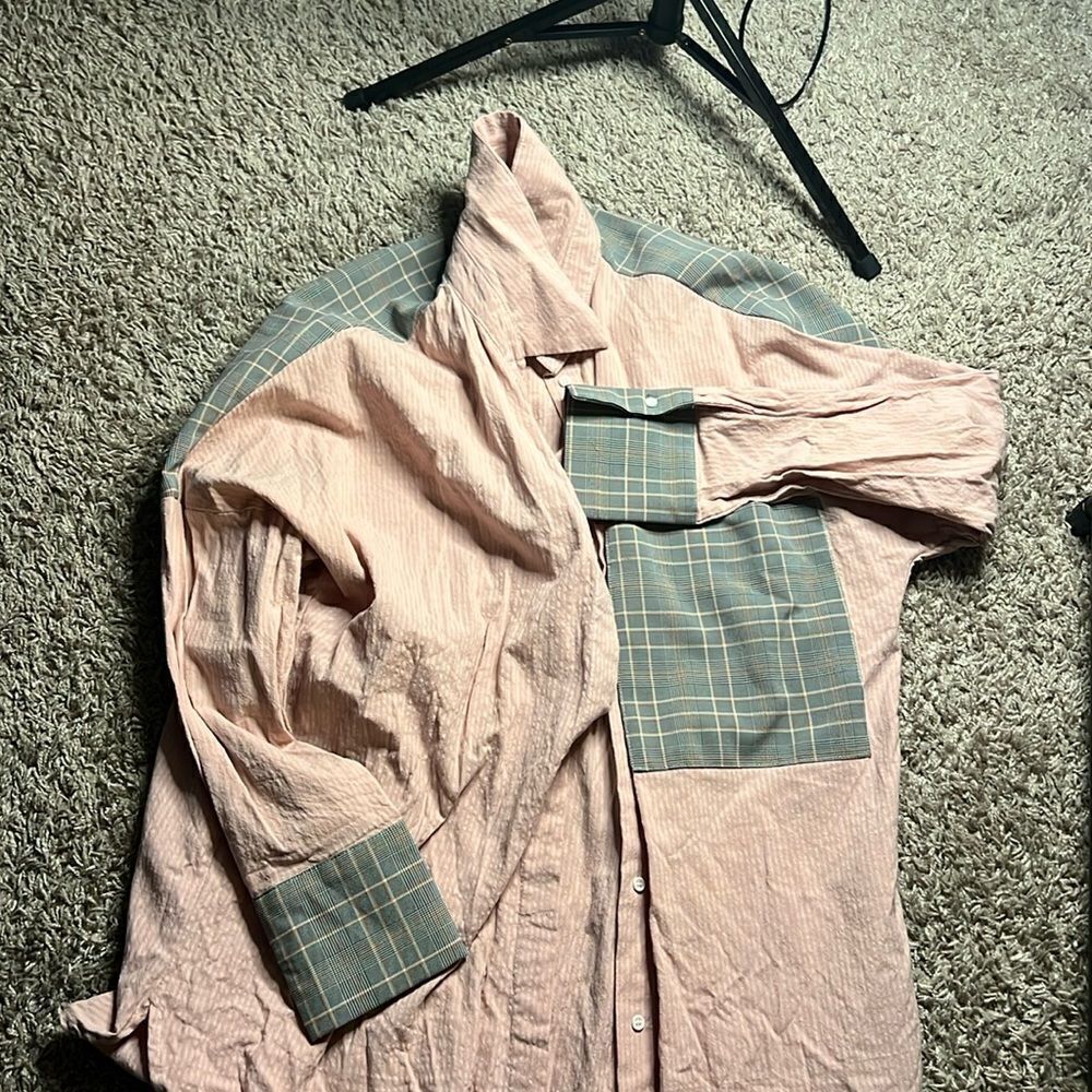 Oversized button down